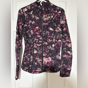 lululemon athletica Floral Jacket - Black and Pink